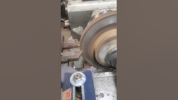 brake drum turning lathe machine  repair brake drum #brake #repair #lathe lathe attachment