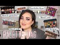 ALL ABOUT MY EYESHADOW PALETTES | THE PALETTE TAG!