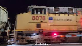 2/18/23 Pre: UP 8401 Flagless SD70ACe with wings leads through Mission Mill Rd