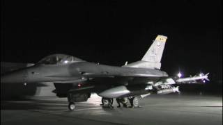 F-15 EAGLE AND F-16 FIGHTING FALCON NIGHT AFTERBURNER