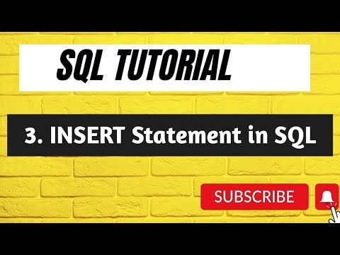 3. Inserting Data
