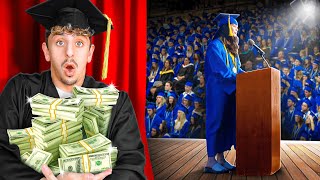 Sneaking Into A Graduation \& Giving Away $10,000!!