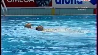 Championnats d'Europe 2004 à Madrid - Duo France (Virginie Dedieu -  Laure Thibaud)