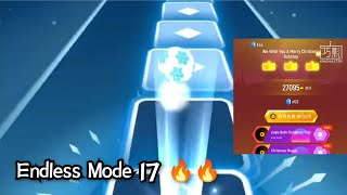 We Wish You A Merry Christmas Dubstep | Endless Mode 17 | Tiles Hop | Record: 27095