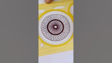 How many rotations did the pen make in total? ?? #spirograph #shortsfeed #shorts #2024 #raniart