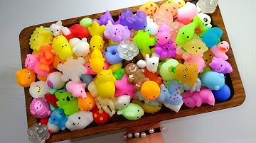 ASMR SQUISHY🩷111 MINIsquishies2025 NEWunpacking cute Mochi  ASMR antistress packs👍