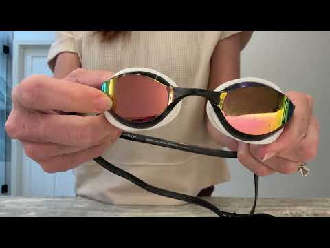 ARENA Python Swim Goggles for Men and Women Mirror- why these are my swimmers go-to googles!