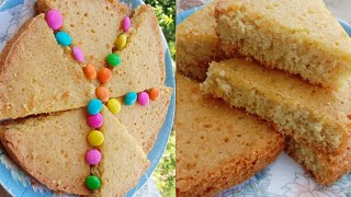 Sponge cake recipe | without oven | How to make sponge cake | Cake recipe |