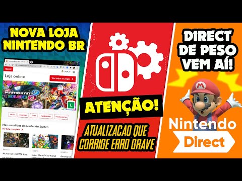 Vídeo: Atualização Do Console Nintendo Switch Corrige Problema De Carga Da Bateria