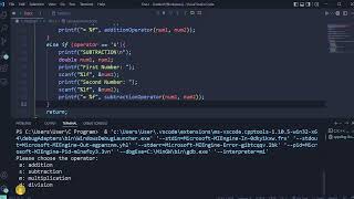Calculator using C language