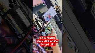 cara mudah memodifikasi regulator tv led #servicetvled #regulator #reoair #ledpanelrepair #smarttv