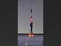 Most spins while suspended from the hair in 30 seconds - 68 by Sara Spadoni