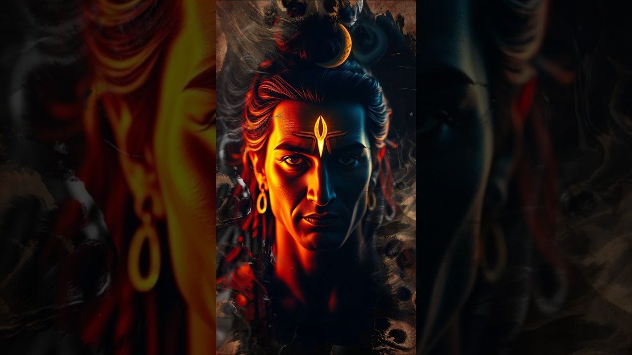 🌙 Why Does Shiva Wear a Crescent Moon? The Divine Meaning Revealed 🔱 | Indian Mythology in 60 Sec