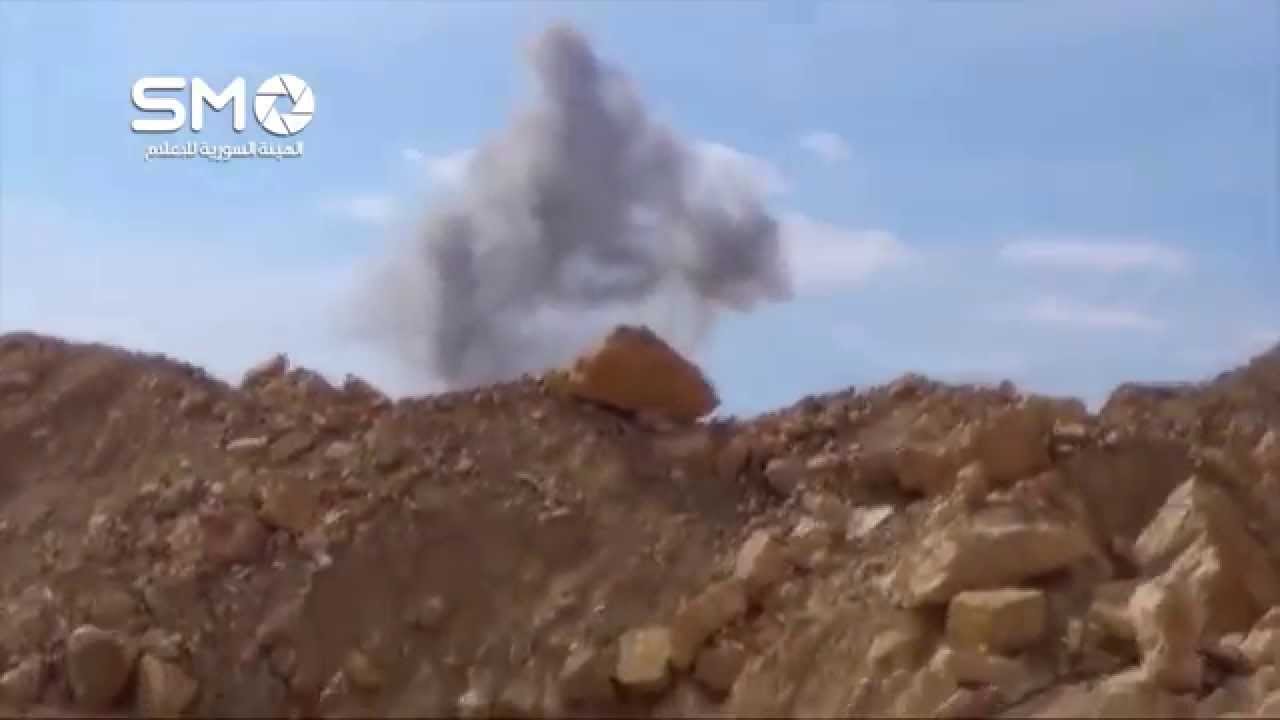 Russian air force launching airstrikes on militant positions in the eastern Qalamoun mountains