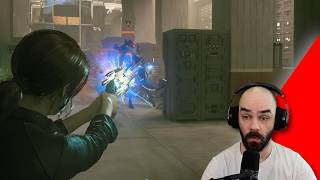 Checking out some side quests. Run, shoot--oh god! | Control [4]