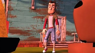 Чудовище в подвале соседа Огромный Сосед Hello Neighbor финал