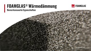 Foamglas Eigenschaften