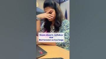 Exam close h, Syllabus due but Tension se kya hoga #ca #cs #cma #study #motivation #studymotivation
