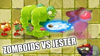 ZOMBOID GARGANTUAR Vs JESTER Zombie + Cardio | Plants Vs Zombies 2 - PvZ 2 | Who Will Win? | #6