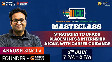 Strategies To CRACK PLACEMENTS And INTERNSHIPS Along With CAREER GUIDANCE | Coding Ninjas