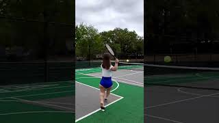 Valentina Midget Playing Tennis