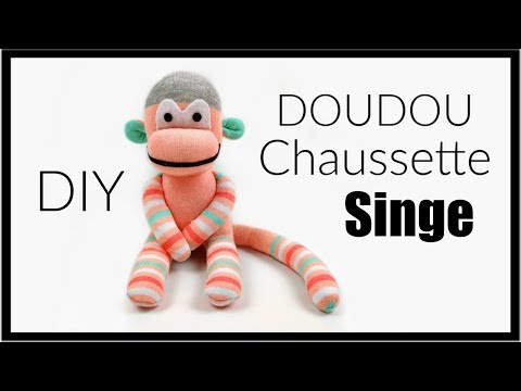 COMMENT FAIRE UN DOUDOU PELUCHE AVEC DES CHAUSSETTES