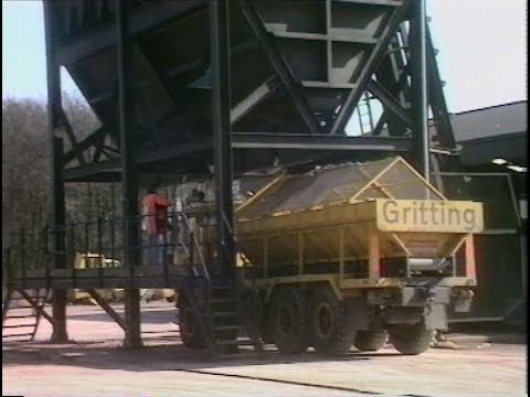 Roads in Winter | council Gritter | Salt Corrosion | Environmental impact | Drive in | 1977