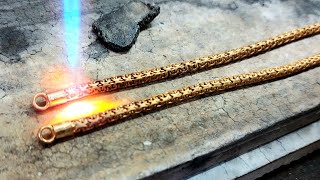 How to make a gold bracelet  with a round chain