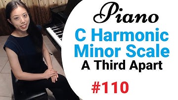 C Harmonic Minor Scale - A Third Apart (Piano Scales and Arpeggios #110)