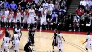Devin Searcy scores on a put back Dayton v Akron 11/16/10