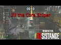 Jill the core sniper  resident evil resistance