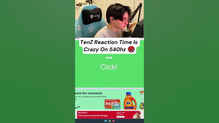 Tenz Reaction Time On 540hz is Crazy🥵