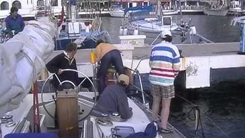 Stern To Mooring with a Lazy Line