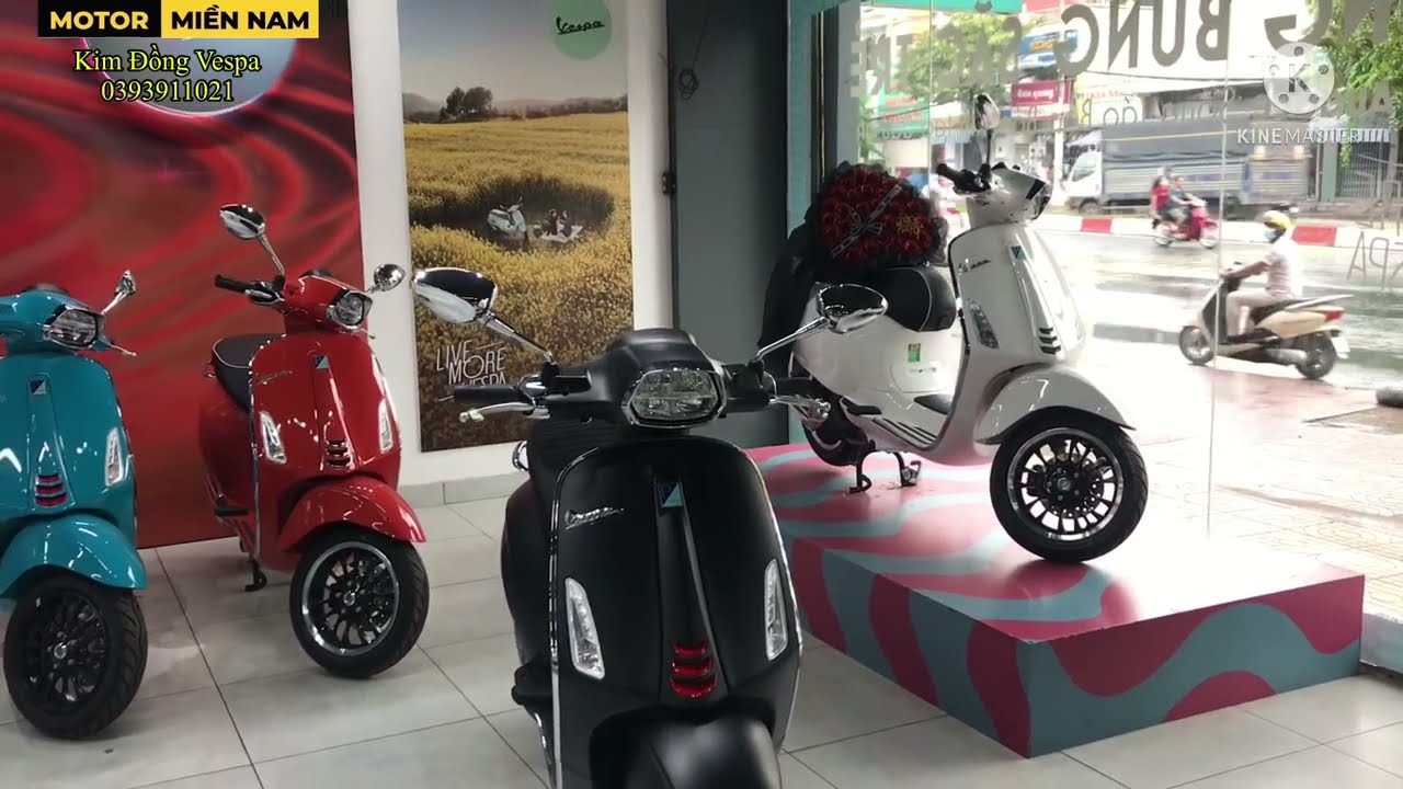 Vespa Sprint Màu Đỏ Nhám Phiên Bản Sang Trọng Quý Phái