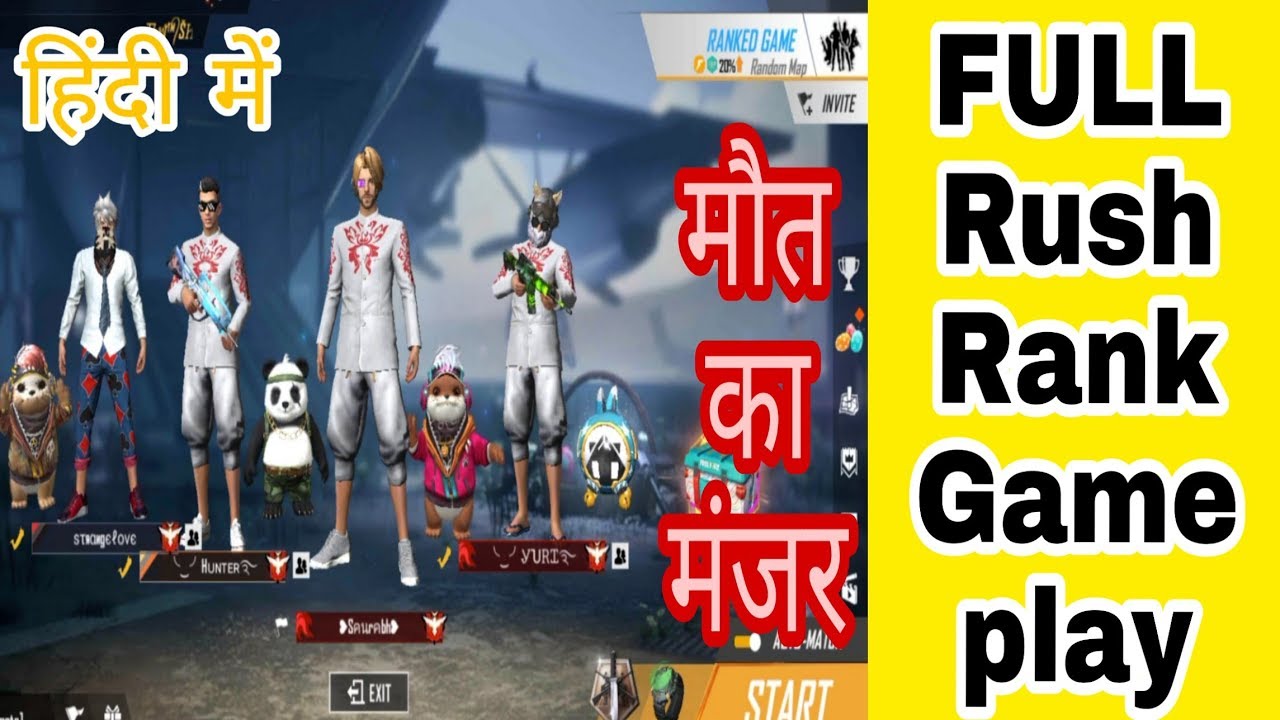 FREE FIRE RUSH GAME PLAY 2020 