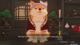 Thoma Dog Form Genshin Impact Cutscene