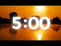 Contagem Regressiva 5 Minutos com Música no Final - Despertador 5 Minutos - Cronômetro de 5 Minutos