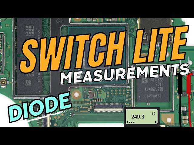 Nintendo Switch Lite - Known good diode measurement - YouTube