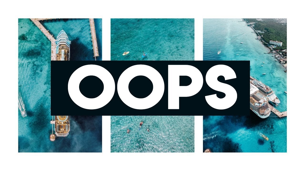 Crashing my drone in Cozumel...