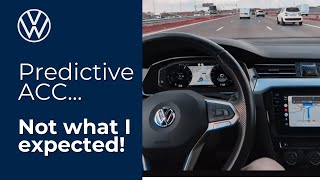 Passat GTE Highway: Adaptive & Predictive Cruise Control Tested