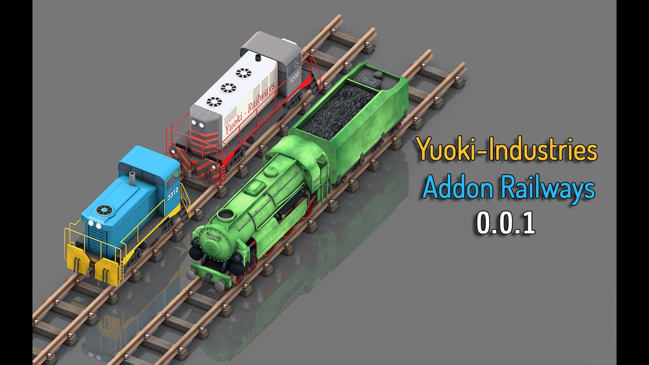 Factorio - Yuoki-Industries - Addon Railways 0.0.1
