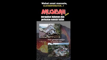 Musibah adalah hukuman atas perbuatan maksiat kalian ||Nasehat Islami