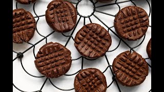 Vegan No-bake Chocolate Protein Cookies