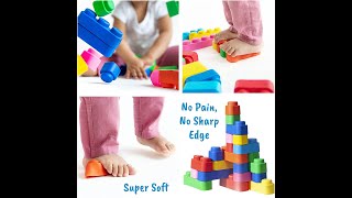Creative Soft Baby Blocks Set   Multi Colored Soft Building Blocks for Toddlers screenshot 2