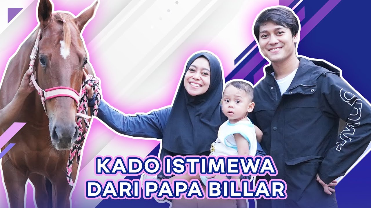 MASYA ALLAH, BUNDA LESTI GAK BISA BERKATA-KATA DI KASIH HADIAH KUDA!!! PAPA BILLAR SO SWEET!!!