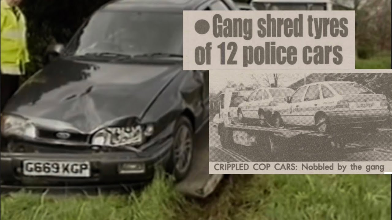 Ram Raid, Sierra Cosworth, Porsche 911, 2 car getaway and 12 police cars sabotaged,150mph chase 1992