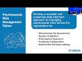 1.2 Psychosocial risk management at the UN – Translating the UN 2.0 vision into action