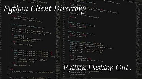 Python Gui Directory