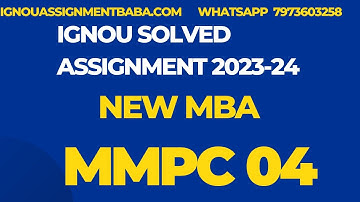 mmpc 04 , mmpc 4 solved assignment in english,mmpc 4 solved assignment 2023-24