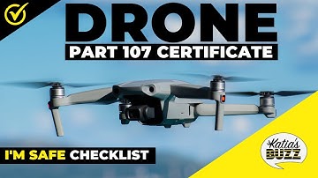 Drone Pilot Part 107 IMSAFE Checklist 🐝